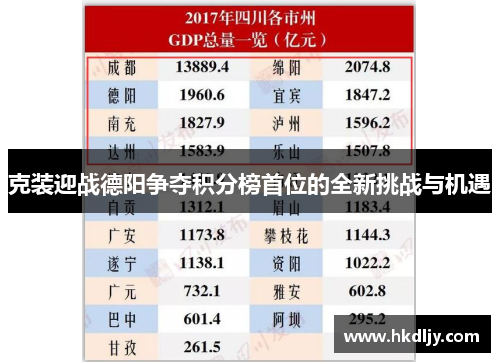 克装迎战德阳争夺积分榜首位的全新挑战与机遇